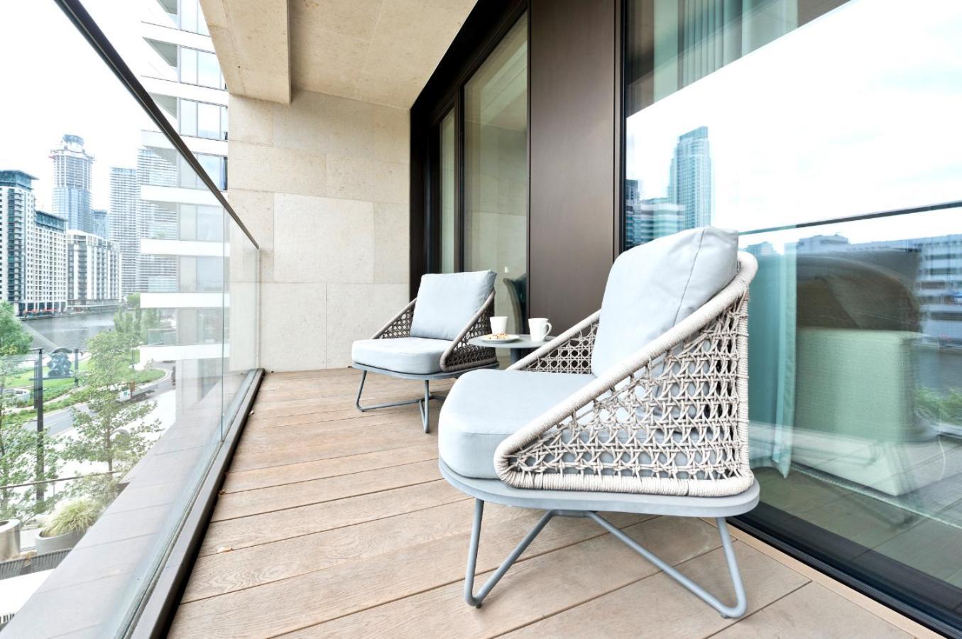 Elegant And Modern Apartments In Canary Wharf Right Next To Thames London Luaran gambar