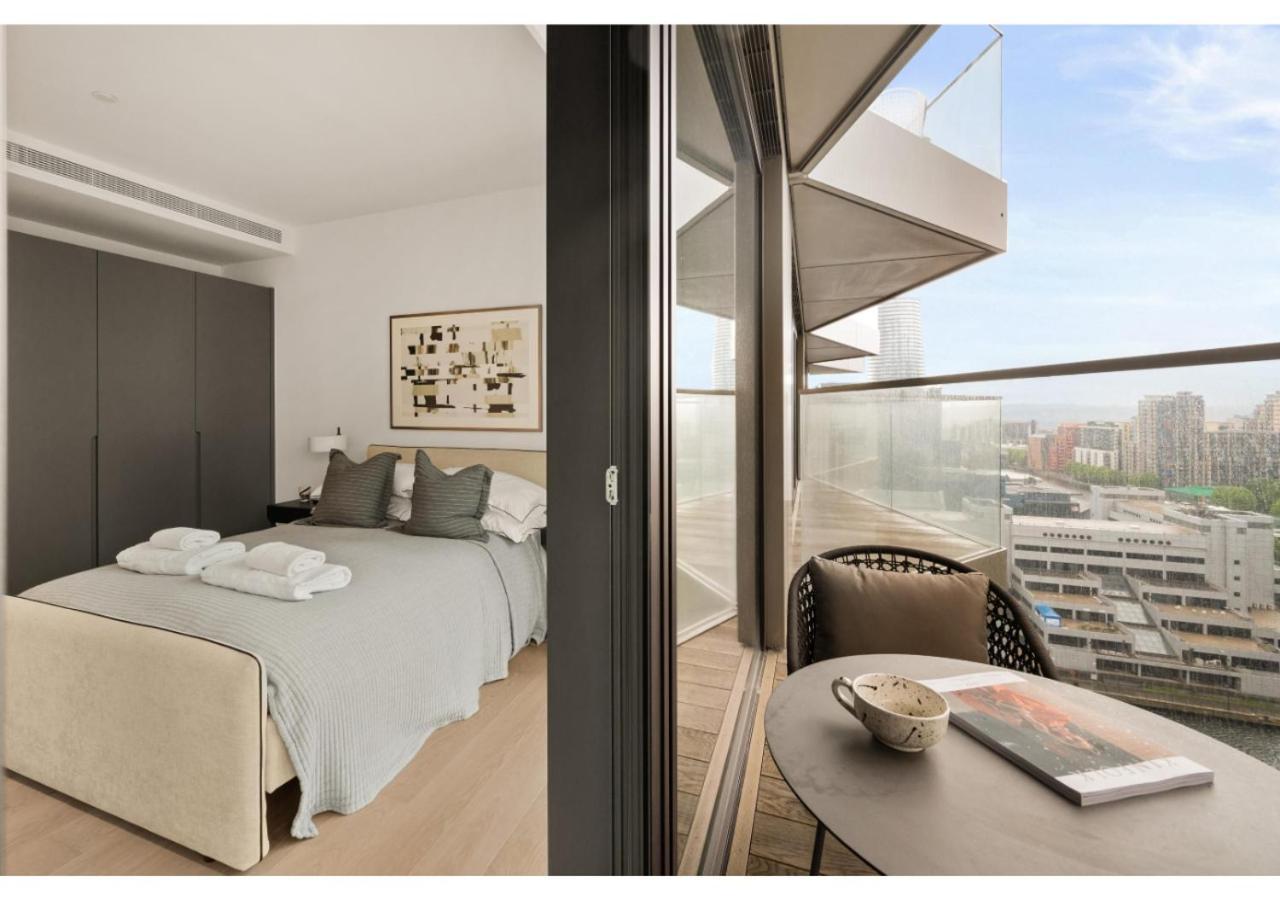 Elegant And Modern Apartments In Canary Wharf Right Next To Thames London Luaran gambar