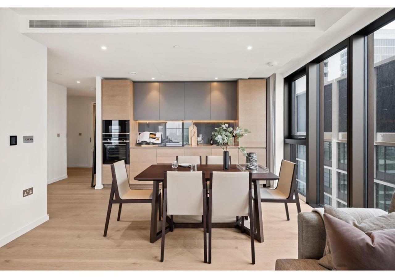 Elegant And Modern Apartments In Canary Wharf Right Next To Thames London Luaran gambar