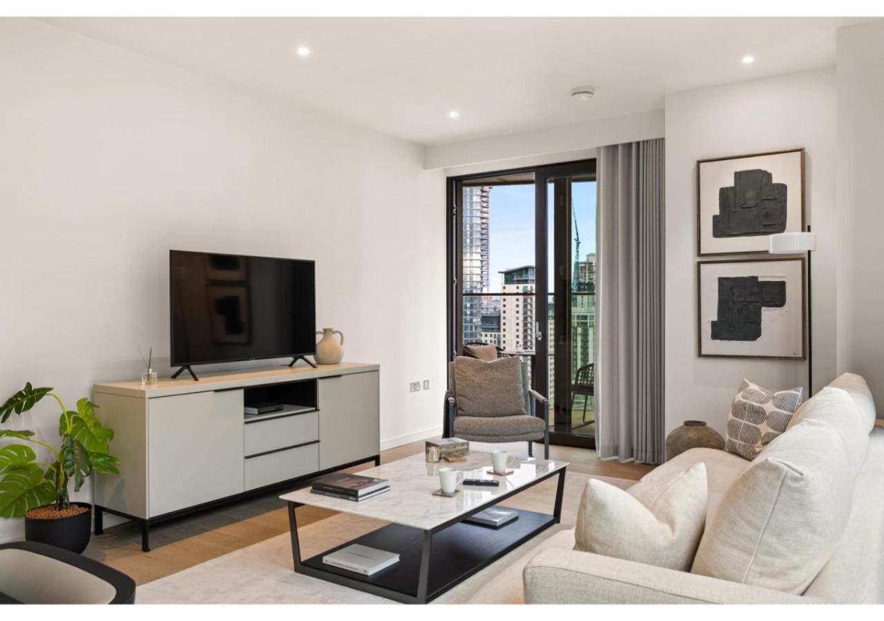 Elegant And Modern Apartments In Canary Wharf Right Next To Thames London Luaran gambar