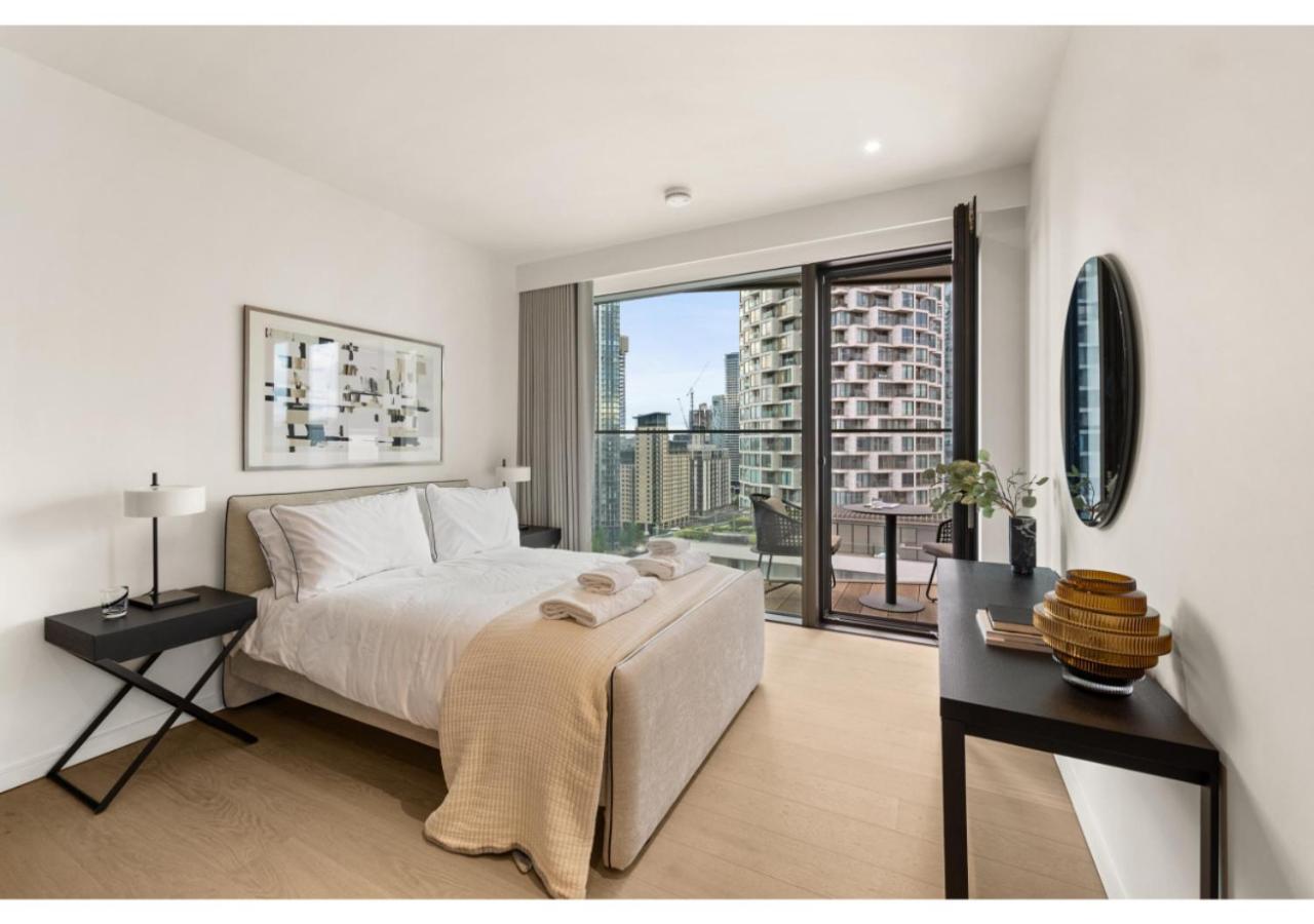 Elegant And Modern Apartments In Canary Wharf Right Next To Thames London Luaran gambar