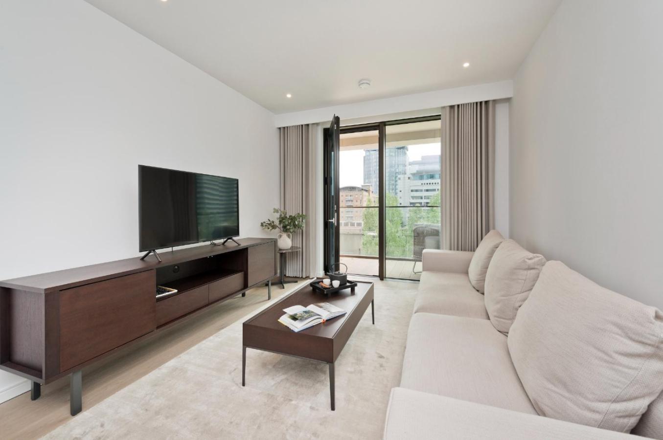 Elegant And Modern Apartments In Canary Wharf Right Next To Thames London Luaran gambar