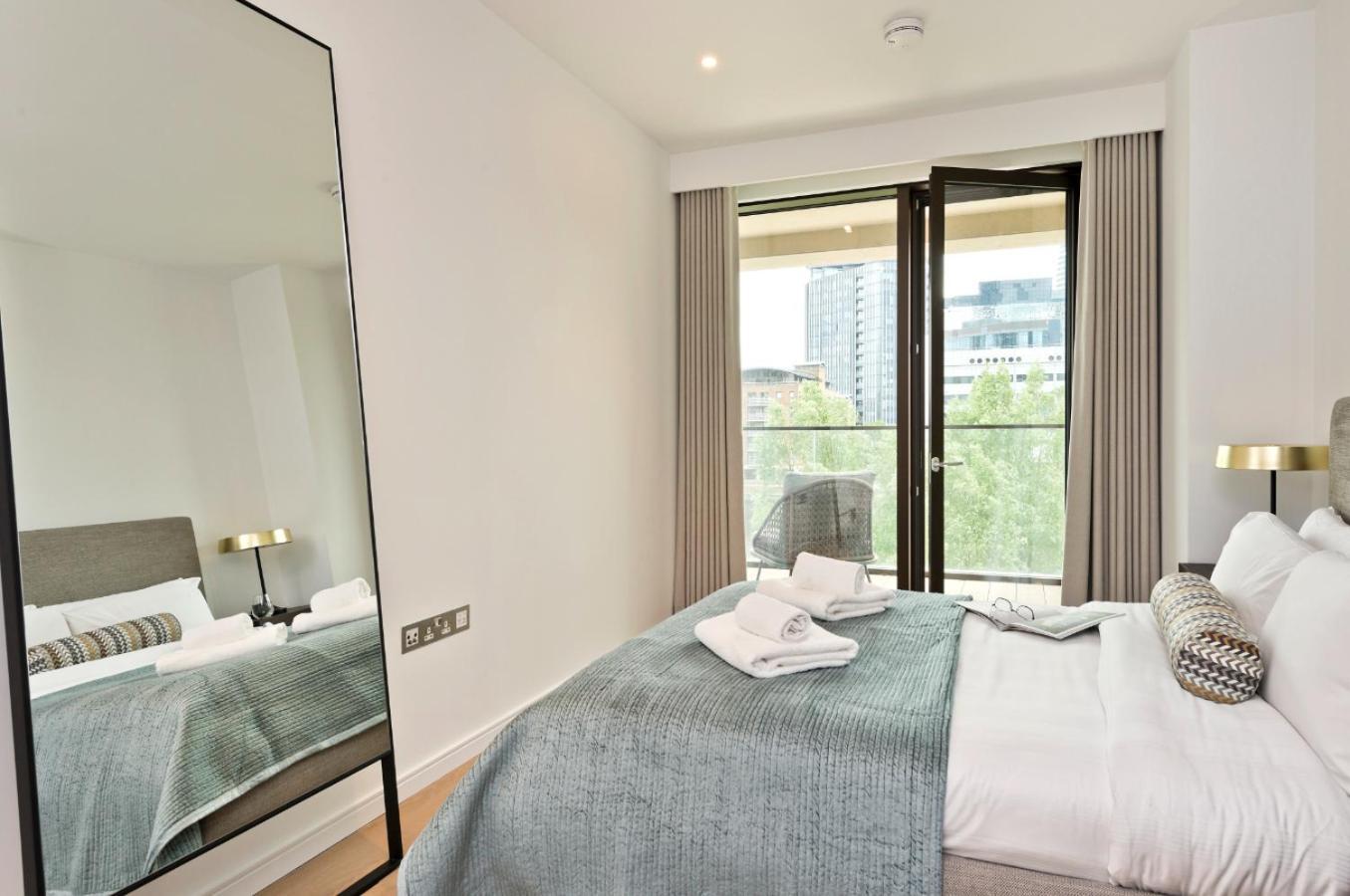 Elegant And Modern Apartments In Canary Wharf Right Next To Thames London Luaran gambar