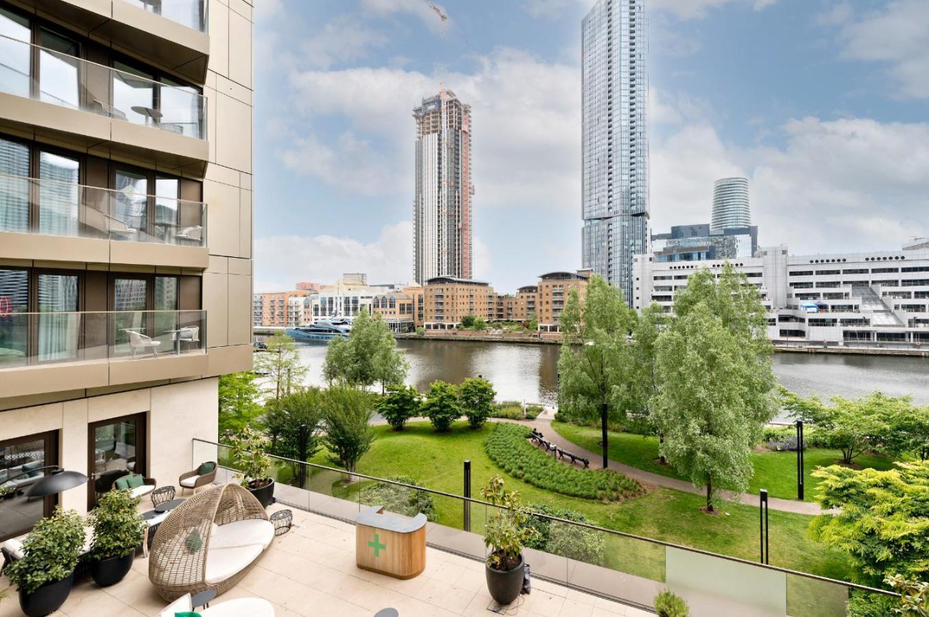 Elegant And Modern Apartments In Canary Wharf Right Next To Thames London Luaran gambar