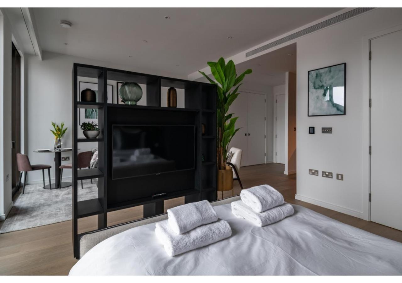 Elegant And Modern Apartments In Canary Wharf Right Next To Thames London Luaran gambar