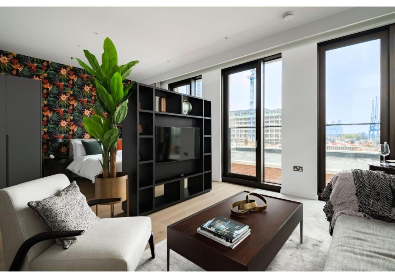 Elegant And Modern Apartments In Canary Wharf Right Next To Thames London Luaran gambar