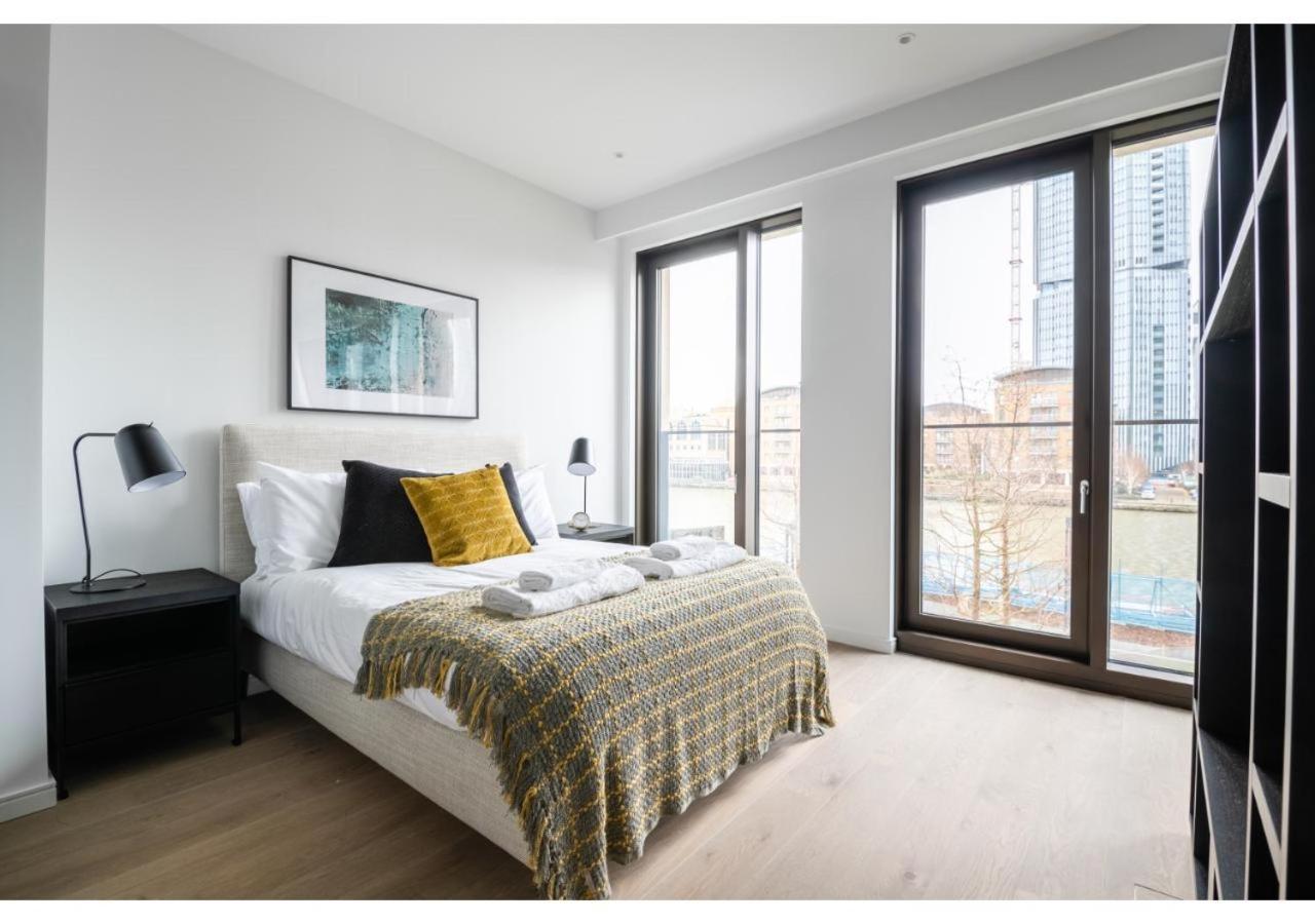 Elegant And Modern Apartments In Canary Wharf Right Next To Thames London Luaran gambar