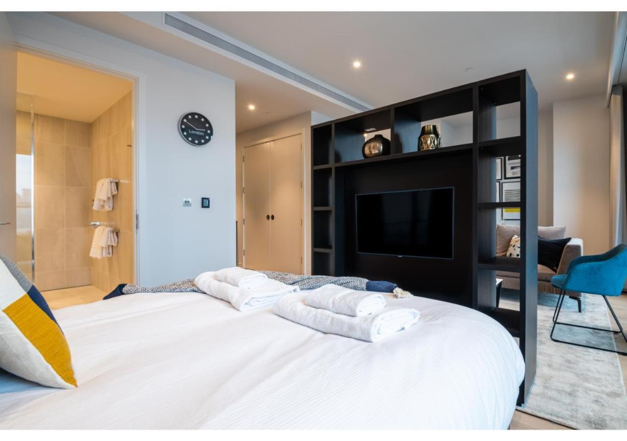 Elegant And Modern Apartments In Canary Wharf Right Next To Thames London Luaran gambar